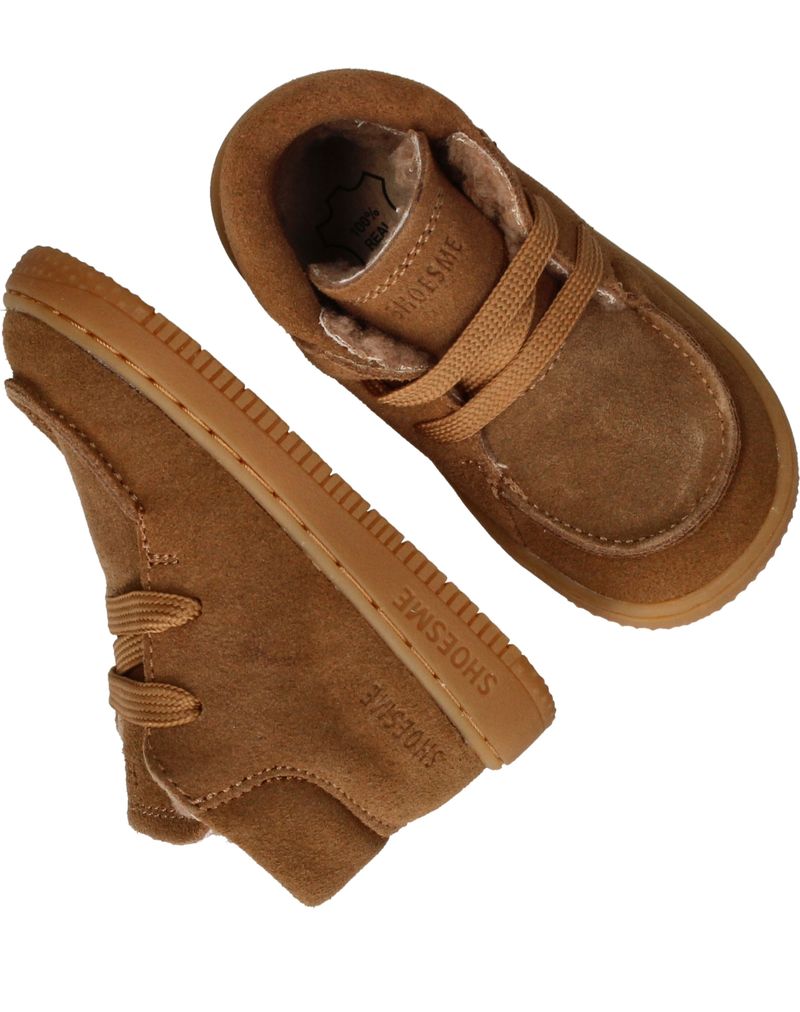 Shoesme Veterschoenen Cognac Jongens