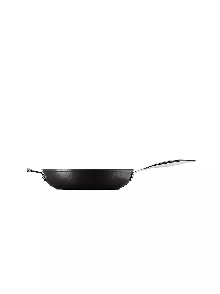 LE CREUSET Aluminium-Antihaft hohe Pfanne mit Gegengriff 28cm schwarz