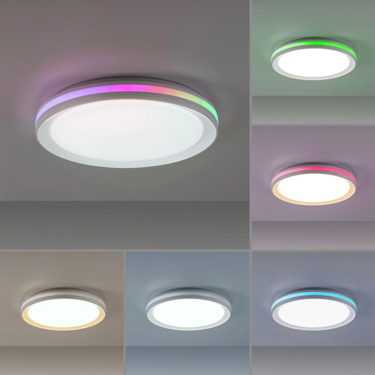 Just Light LED-Deckenleuchte RIBBON