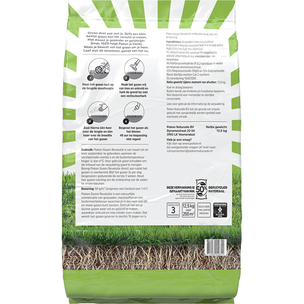 Pokon Gazon Revolutie 12,5 kg