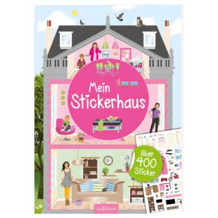 ars Edition Mein Stickerhaus, über 400 Stücker