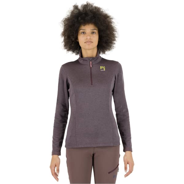 Sweat polaire ski rando KARPOS PIZZOCCO W HALF ZIP HUCKLEBERRY