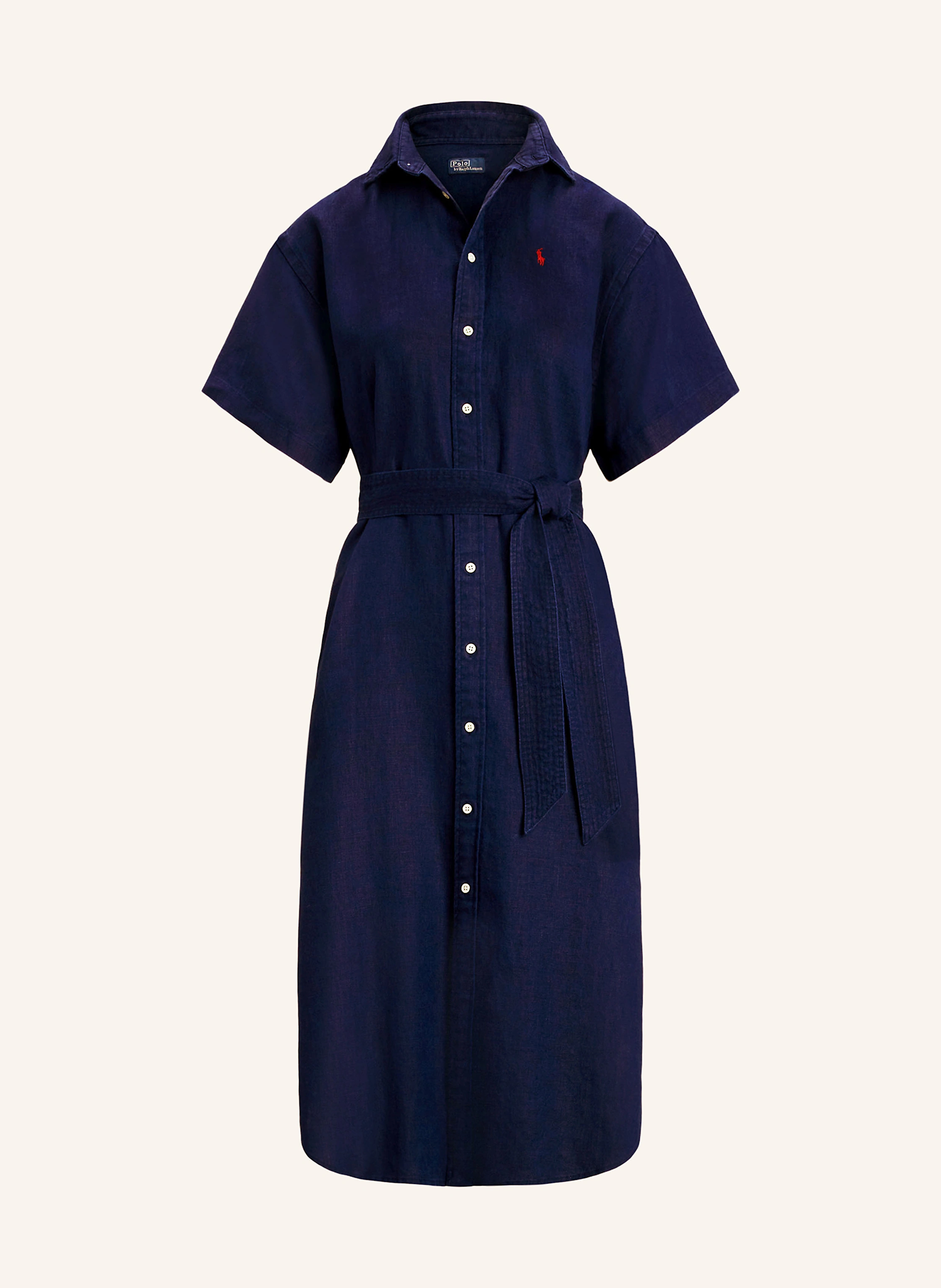 POLO RALPH LAUREN Hemdblusenkleid aus Leinen