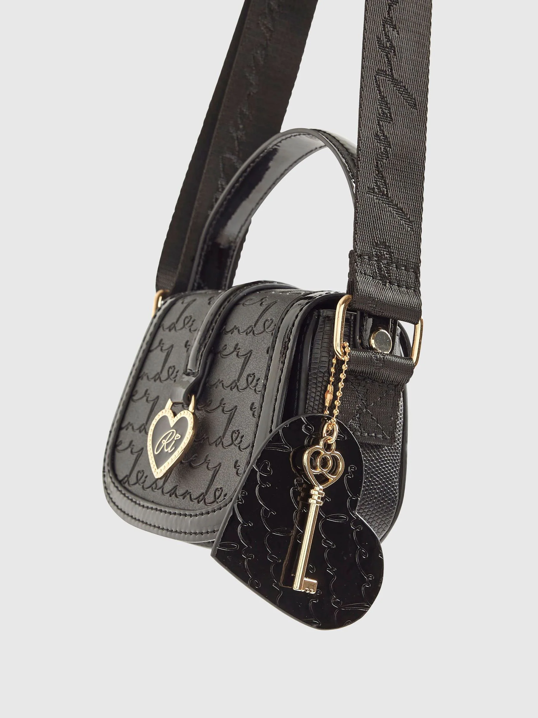 River Island Girls Script Cross-Body Bag