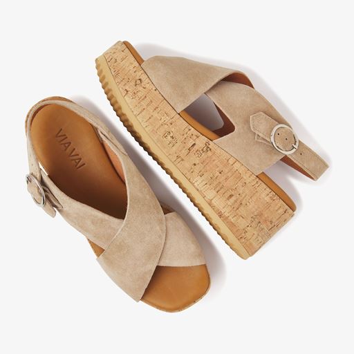 VIA VAI Sissel Raise Sandaler, Beige, 41
