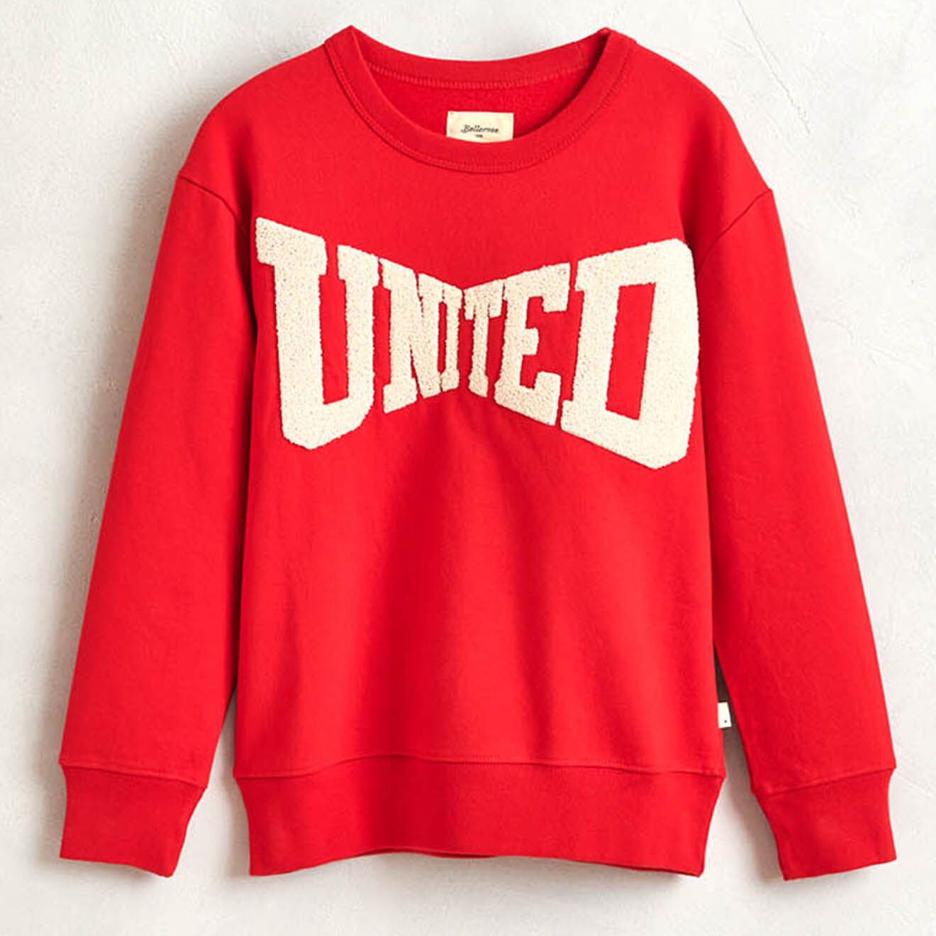 Bellerose Sweat Binch en Coton organique rouge