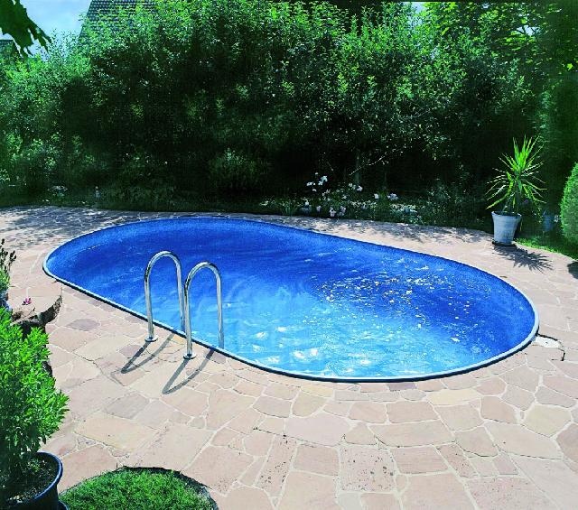 Summer Fun Zwembad Inbouw Set Ovaal 600x320x120