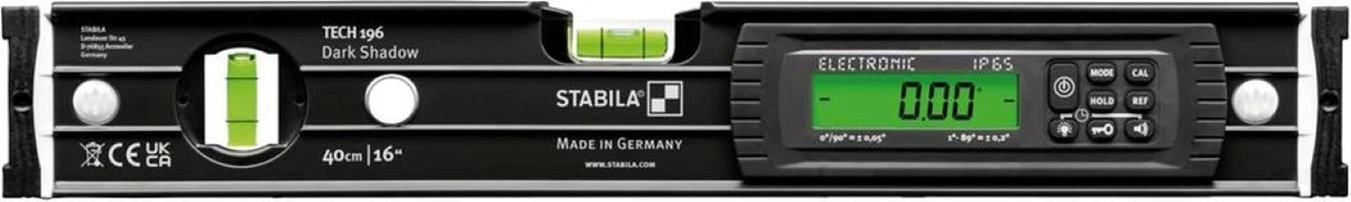 Stabila 20006 Digitale waterpas - TECH 196 Dark Shadow 400 mm - IP65