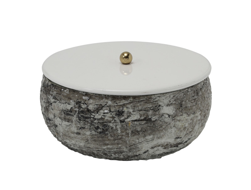 Storage Box Mosaic Marble PT4353BK Storage box Mosaic Marble black