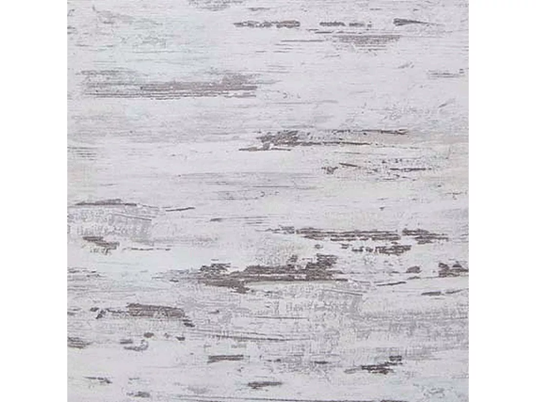 Mange-debout 60 x 60 cm - modèle Round pied blanc chêne Islande