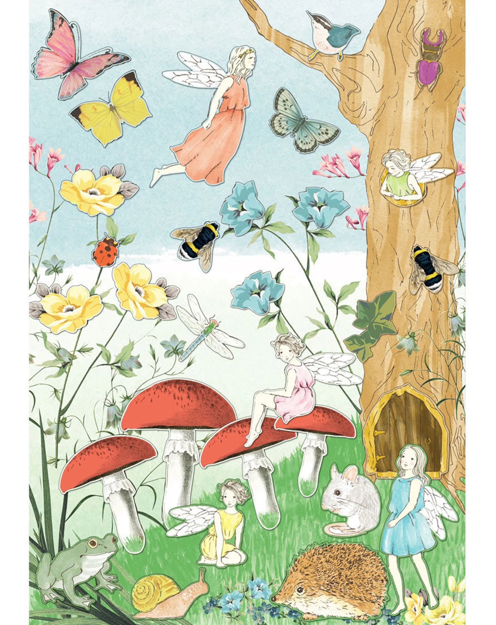 Partydeko FAIRY TREASURE HUNT aus Papier