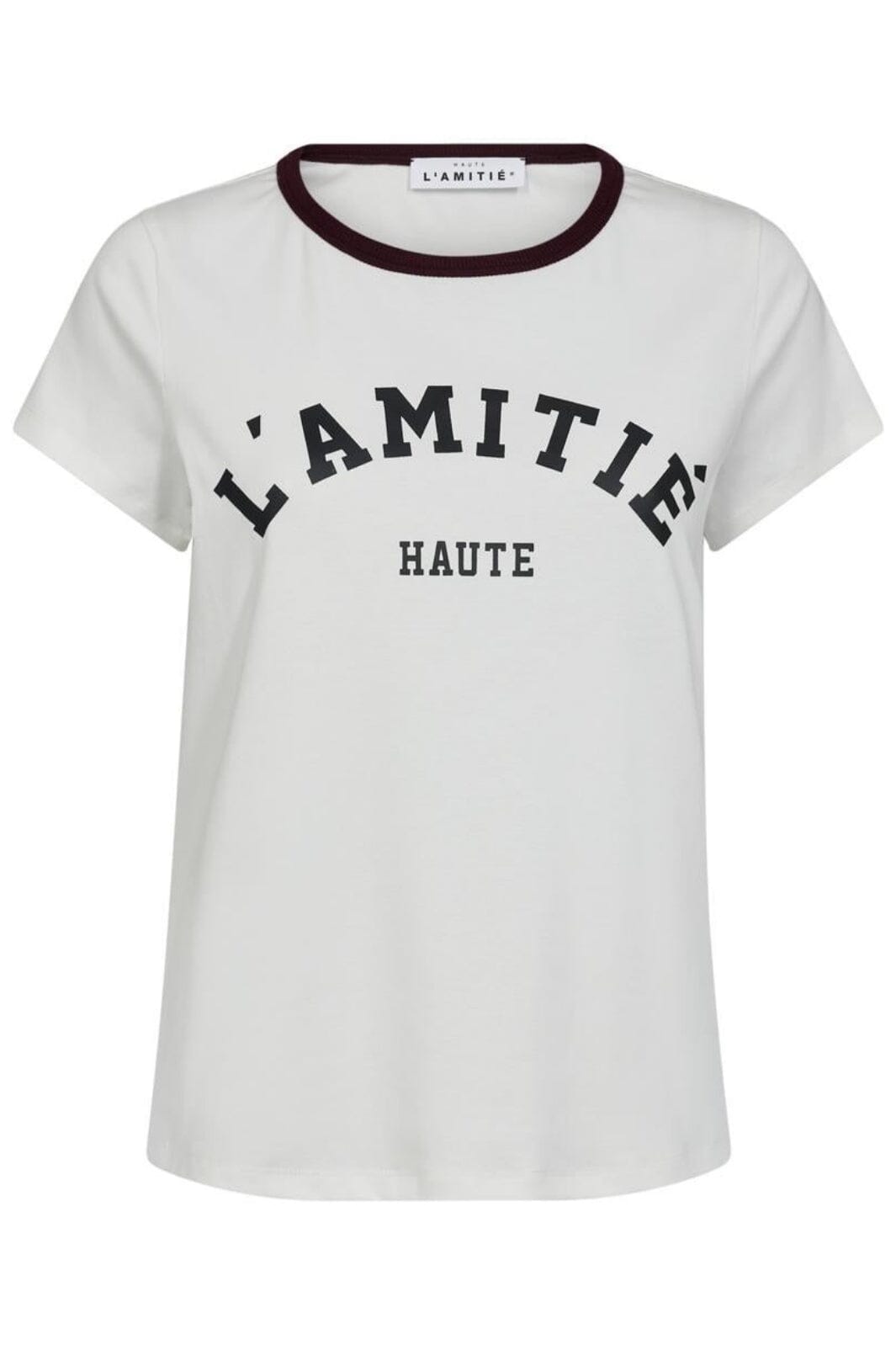 Haute L'Amitié Neckline Logo Tee HL10006