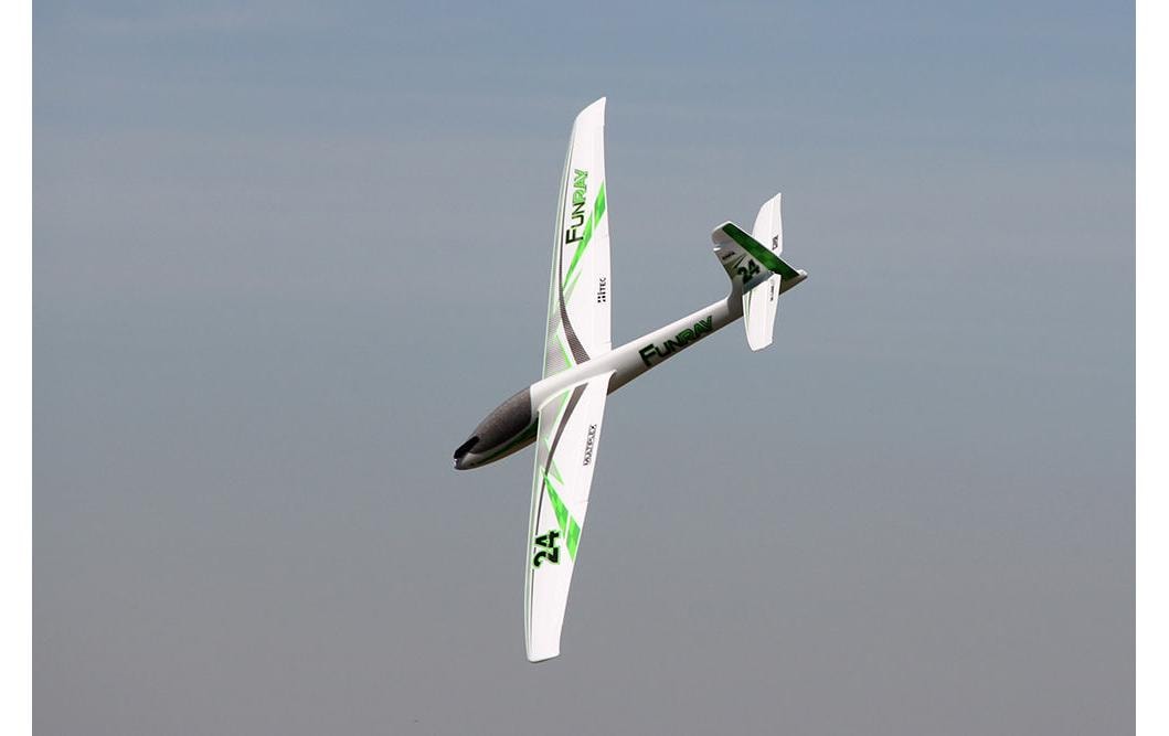 Flugzeug FUNRAY 2000 mm BK<br>4-Klappen-Elektrosegler, Bausatz