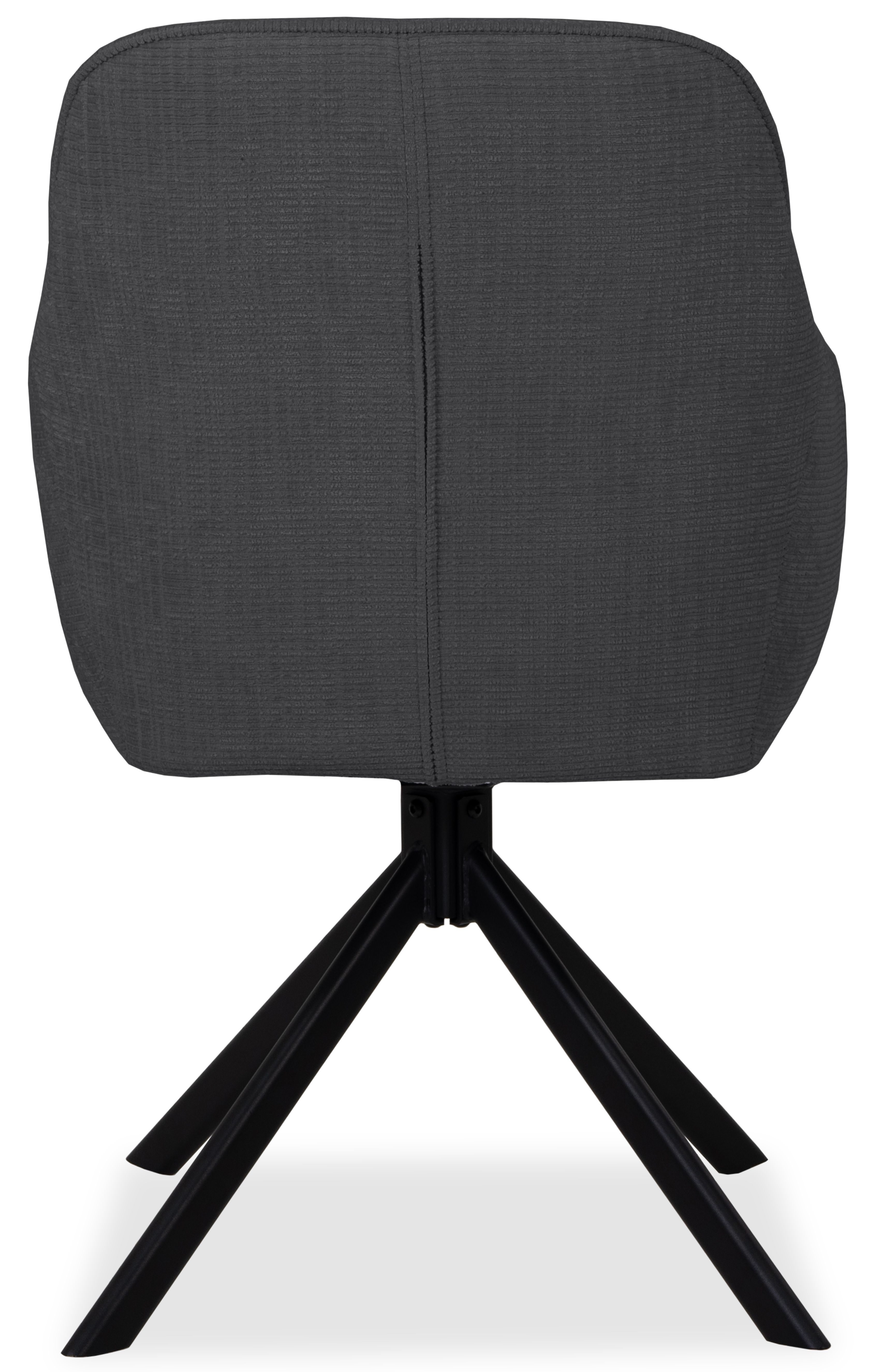 Eetkamerstoel Baltic 0225 antraciet Irene B62 x D63 x H88 cm