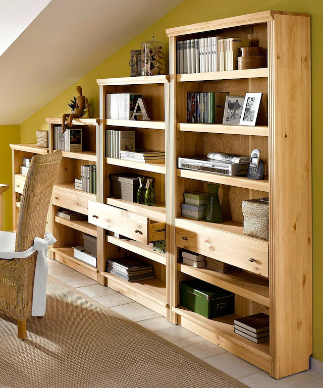 Home affaire Standregal »Soeren« Aus massiver Kiefer, Masse (B/T/H): 80/29/67 cm, FSC®-zertifiziert