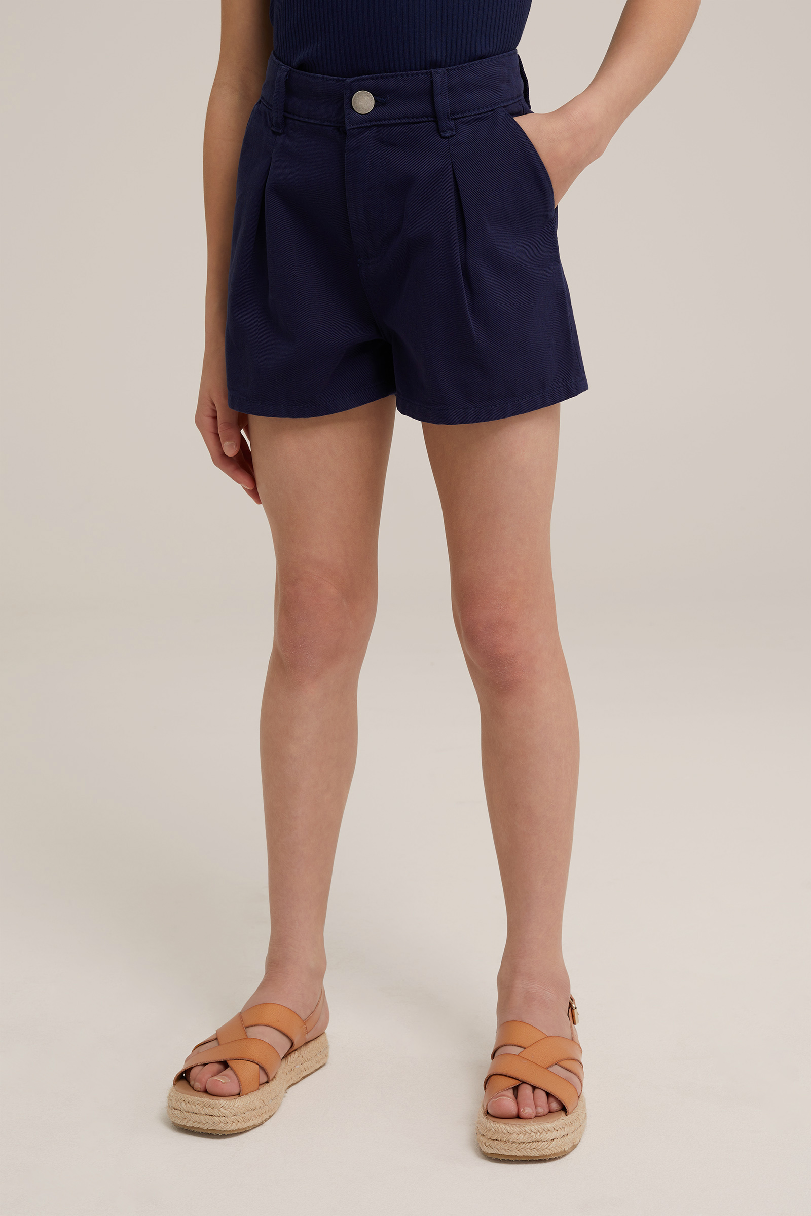 Meisjes short Blue Ridge Donkerblauw