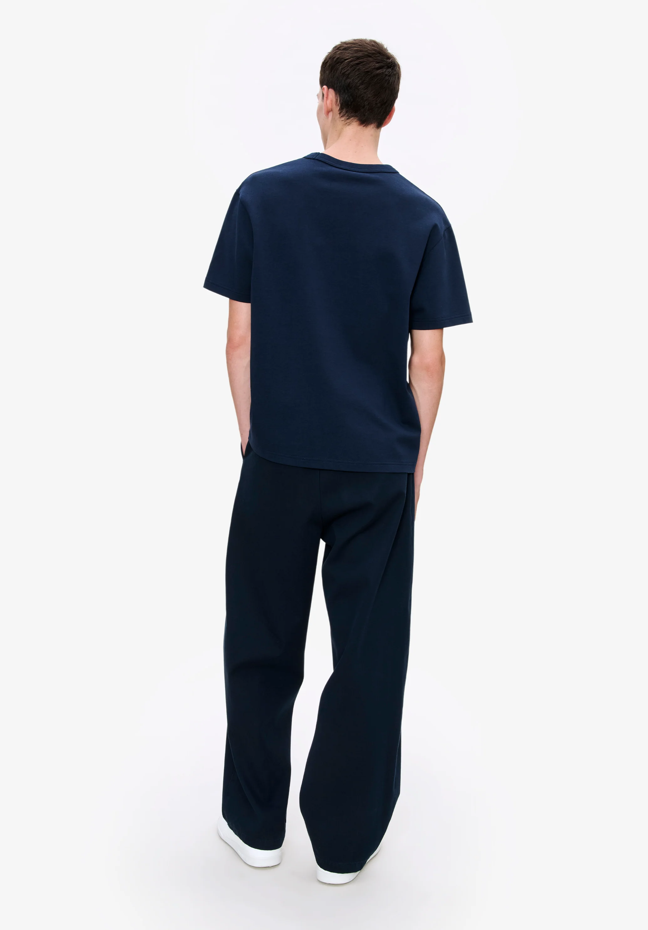 t-shirt boxy petit vpc - Dark navy/ecru