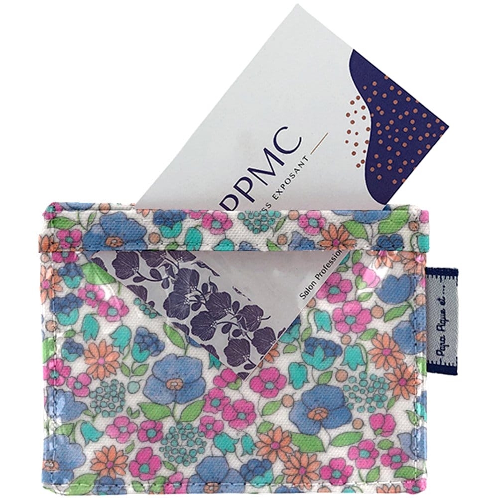 Porte Badge Pastel Fleuri