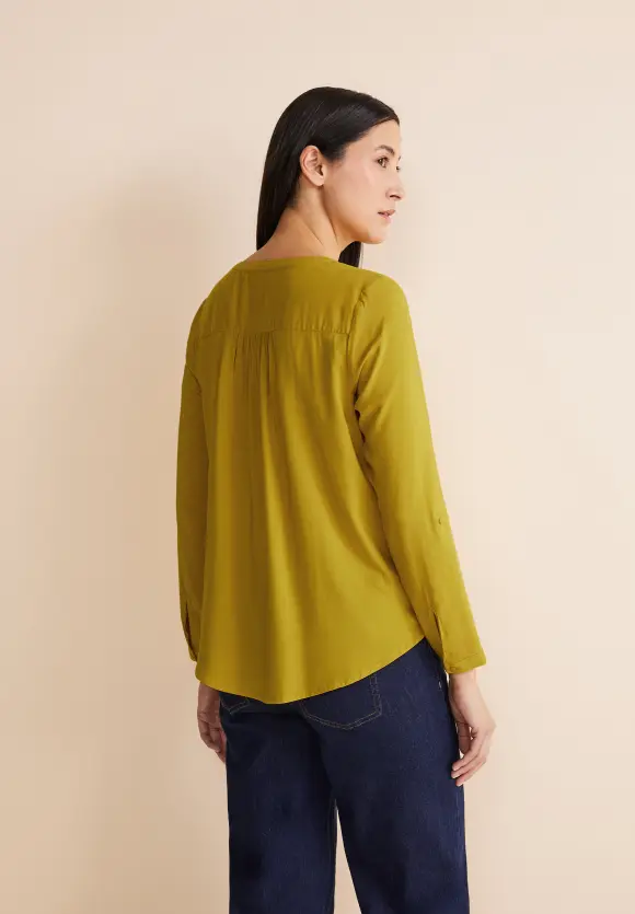 Bluse im Tunikastyle - pineapple yellow