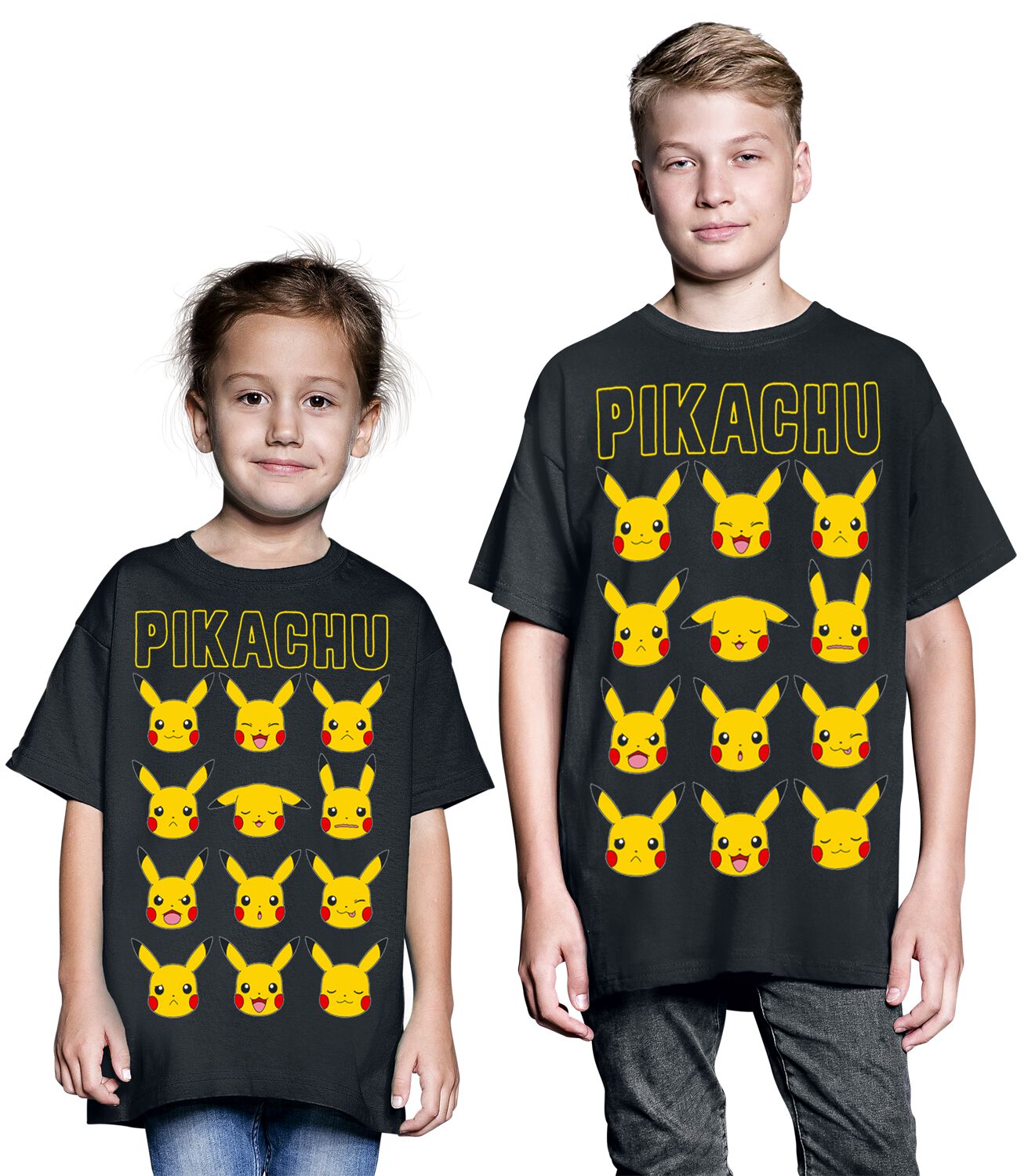Enfants - Têtes Pikachu  | Pokémon T-shirt