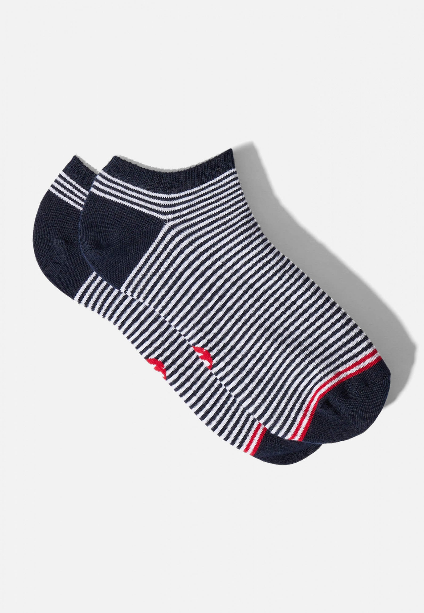 Cinquo de socquettes en coton-Pack Cinquo Socquettes Jo Marine Gris Chiné Blanc Noir