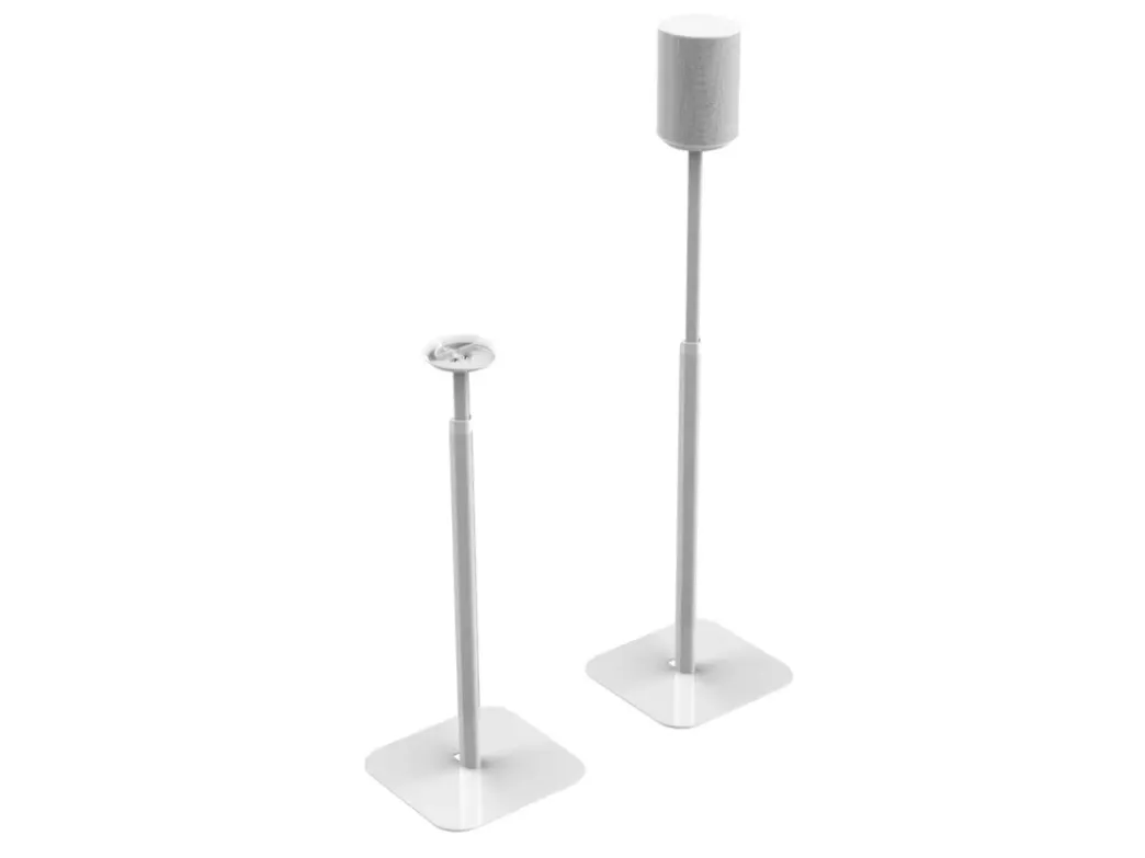 Flexson 10391485, Gulv, Acrylonitrilbutadienstyren, Stål, Hvid, Fritstående, 1 ben, Sonos Era 100, Arc, Beam, Ray, Sub, Sub-Mini?
