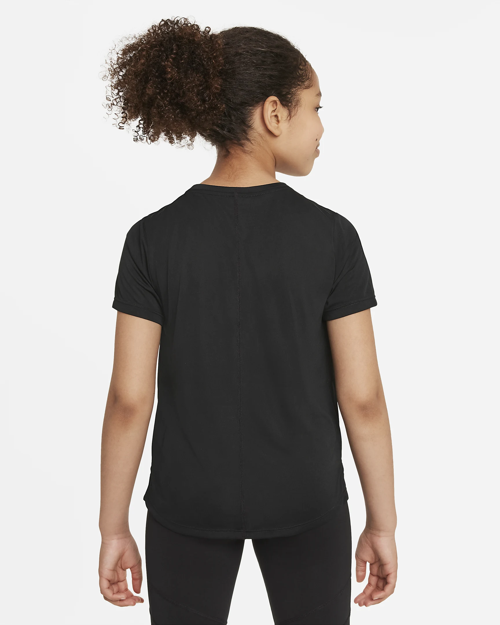 Nike Dri-Fit T-Shirt Meisjes Zwart