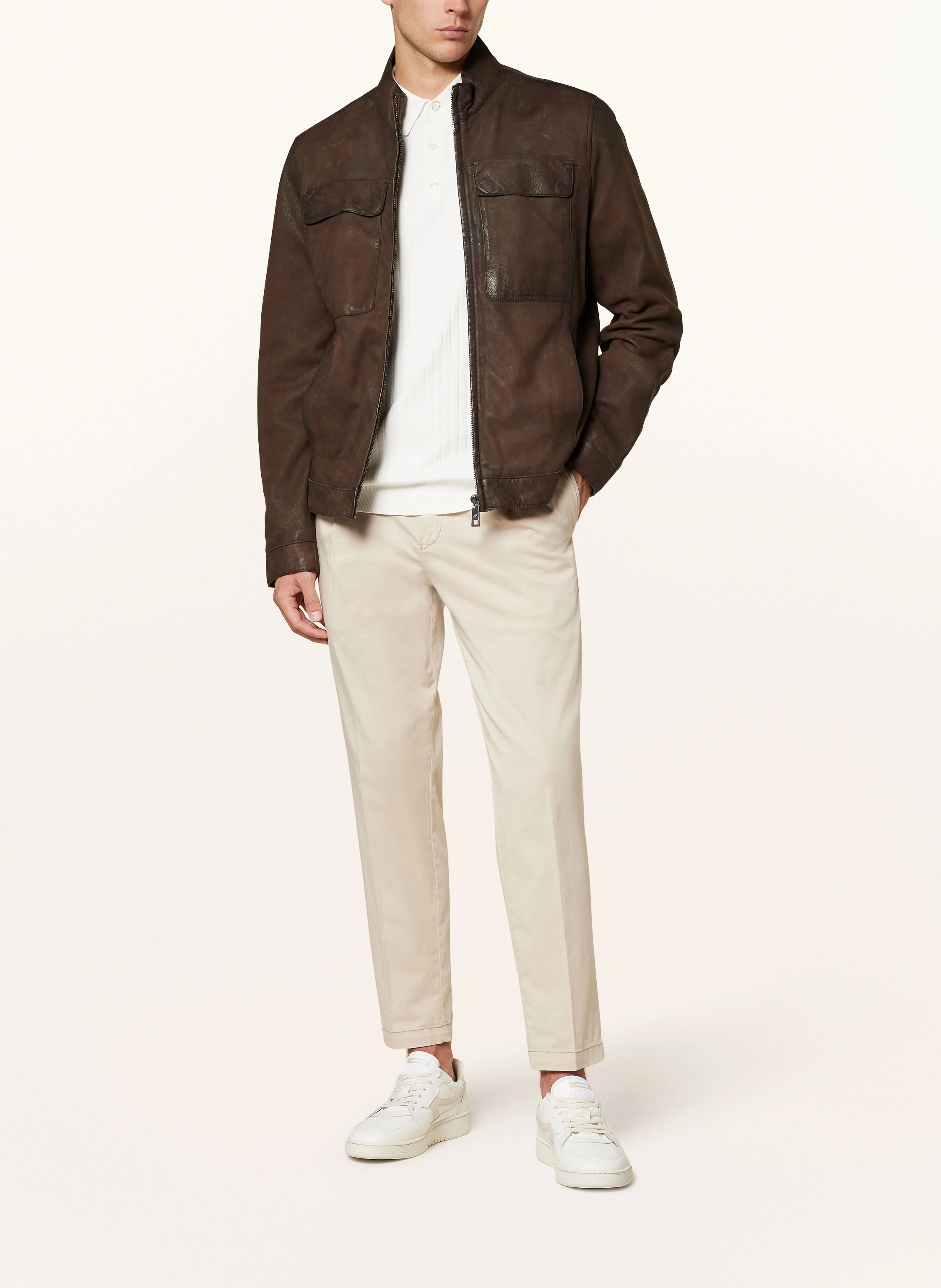MILESTONE Lederjacke MSTIZIAN
