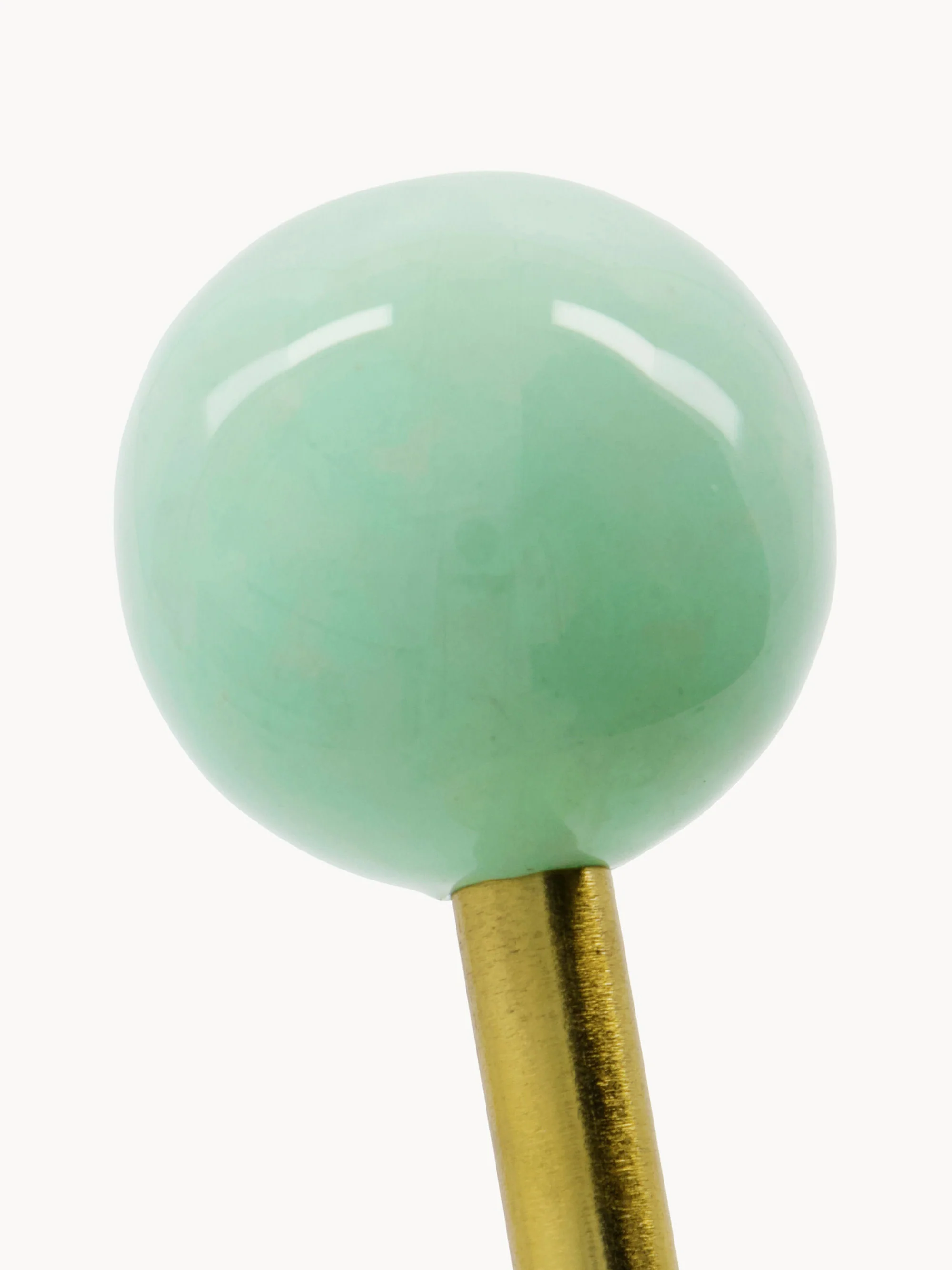 Handgemaakte metalen wandhaken Ball, 2-delig