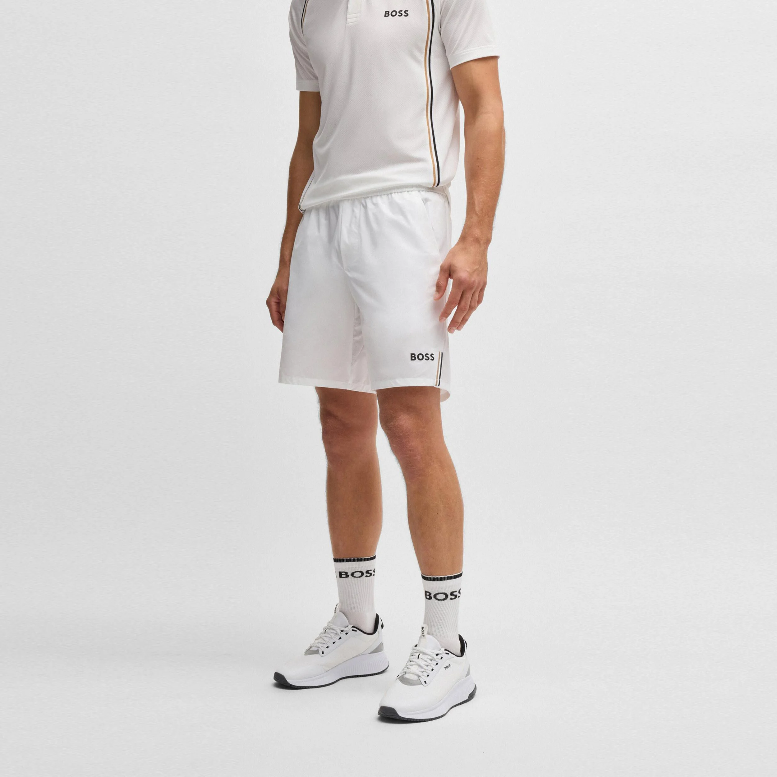 BOSS Atta 9inch Shorts Hommes - Blanc