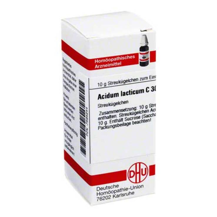 DHU Acidum lacticum C 30 Globuli, 10 g