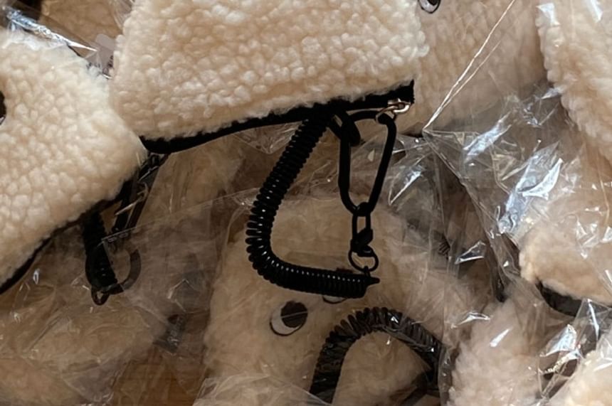 SeoulMall - Cartoon Fleece Tas Charm