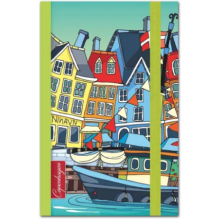 RNK Verlag Notizbuch City Collection, 9x14,3cm, liniert, Copenhagen