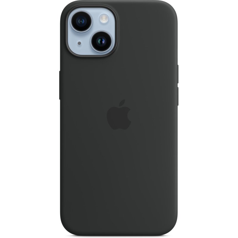 Apple Coque en silicone avec MagSafe pour iPhone 14 - Minuit