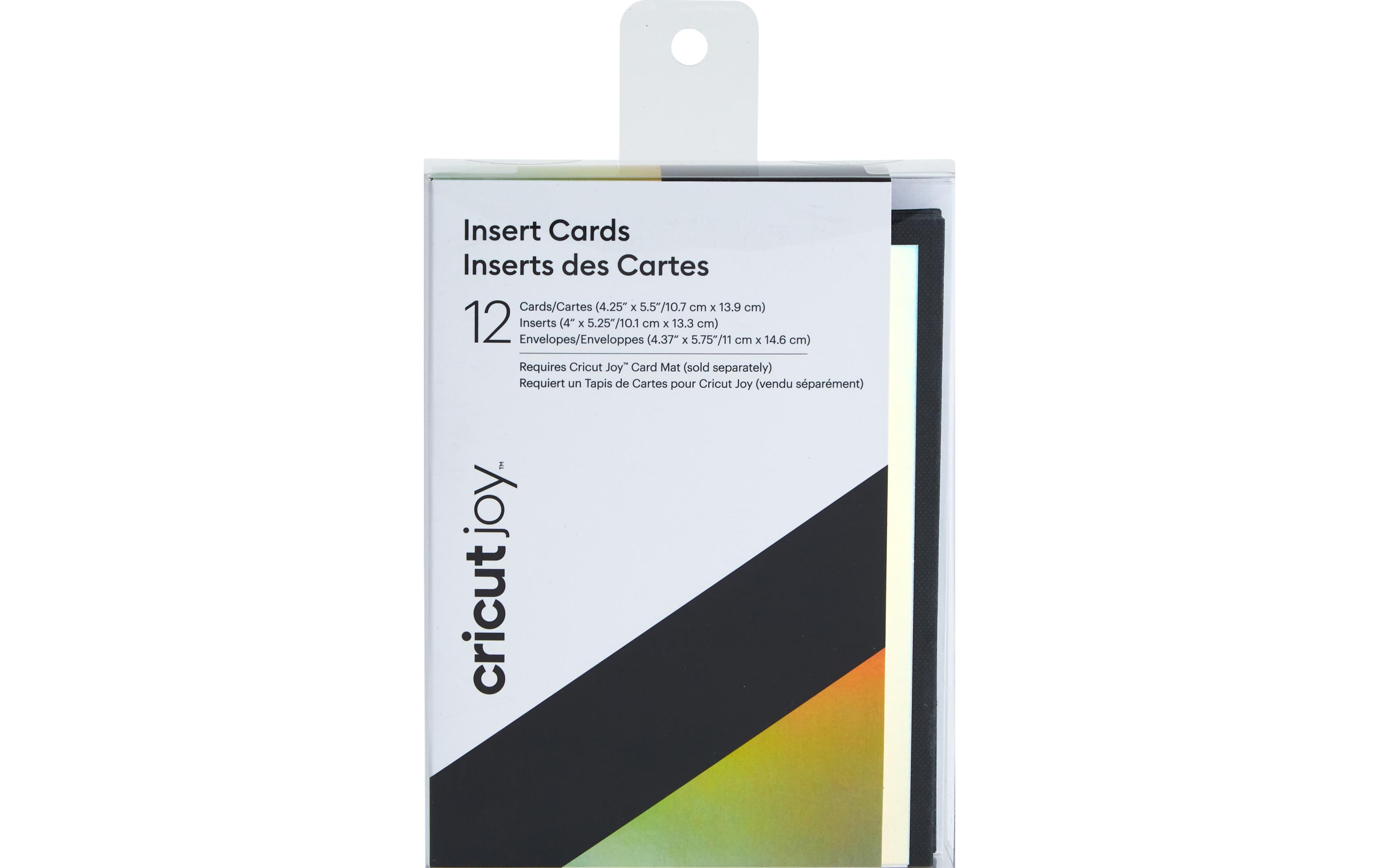 Blankokarte Joy Schwarz/SilberKartenset für Cricut Joy