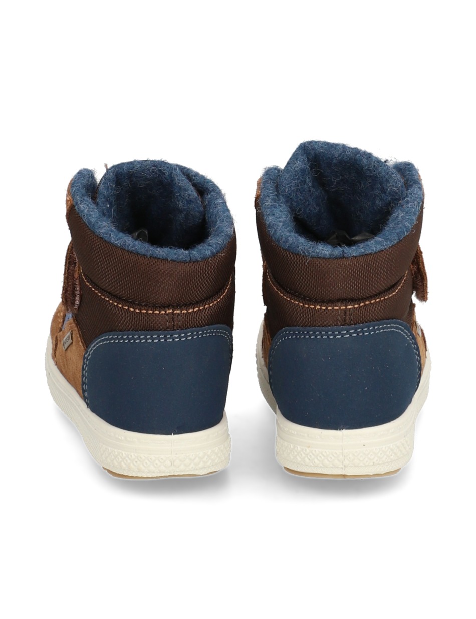 Lederkombination Boot