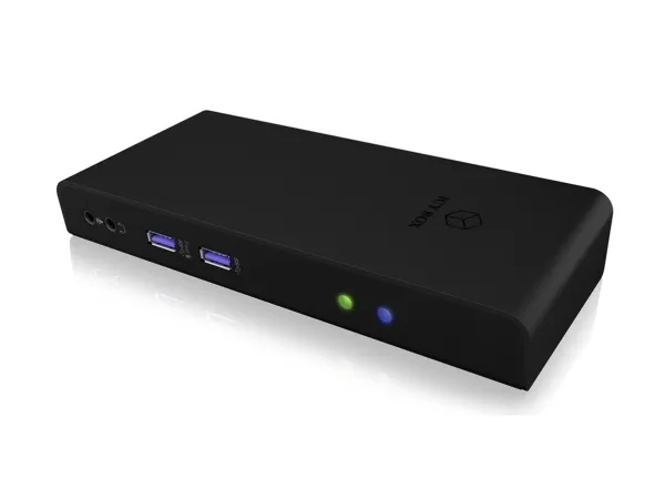 ICY BOX IB-DK2251AC - Dockingstation - USB-C / USB 3.0 - 2 x HDMI - 1GbE