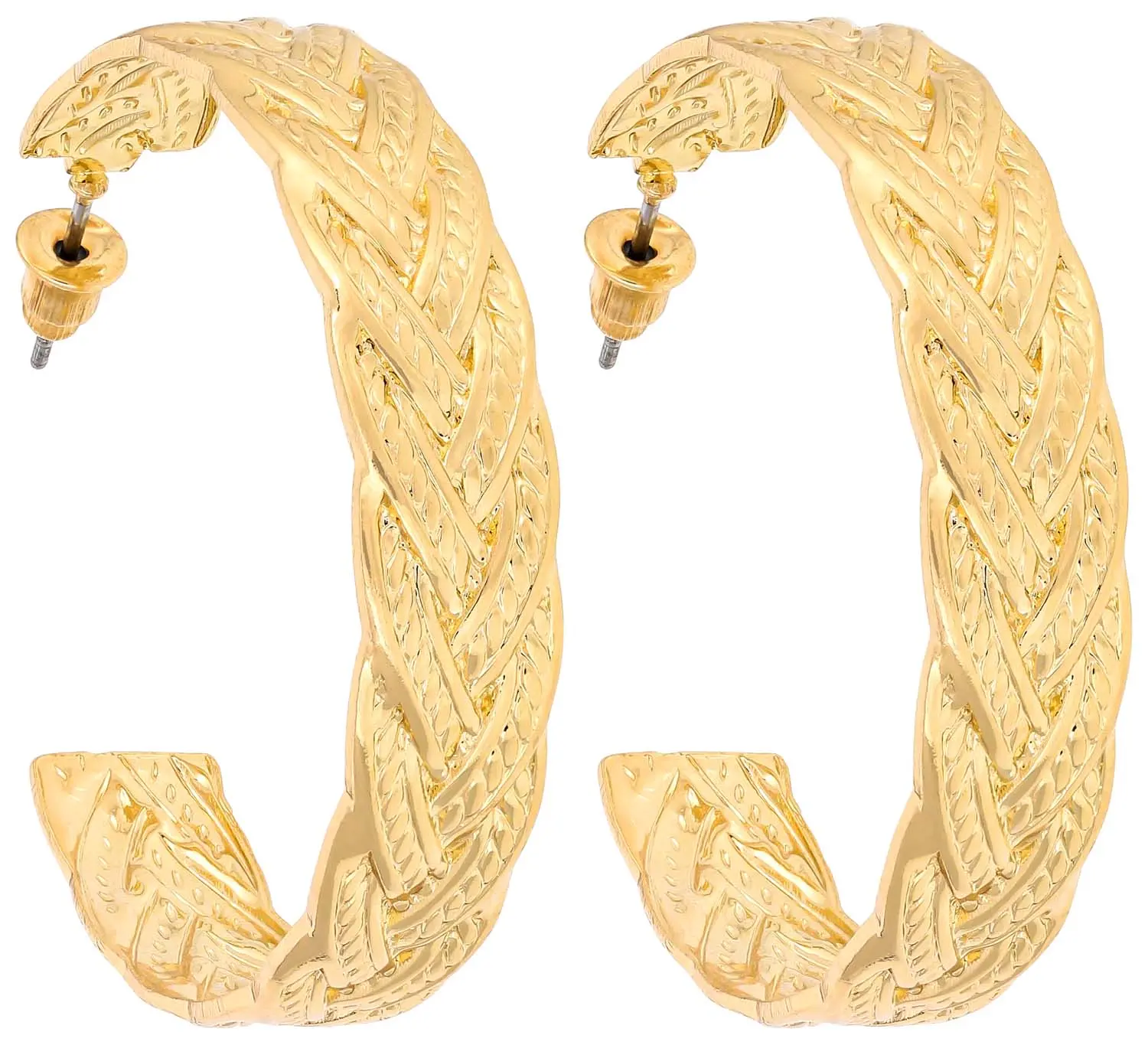 Creolen - Braided Gold