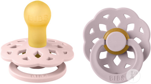 Bibs Boheme Pacifier Sucettes Taille 1 Couleur Fleuri/Lilas 2 Pièces