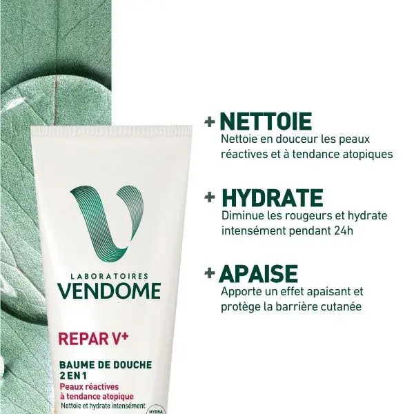 Vendôme Laboratories - REPARV+ Bálsamo de Banho 2 em 1 250g