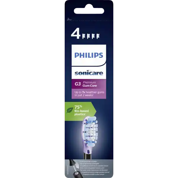 G3 Premium Gum Care Aufsteckbürsten schwarz HX9054 / 33