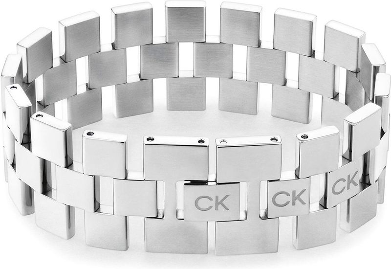 CALVIN KLEIN - Ketting - Roestvrij Staalkleur - Kettingschakels