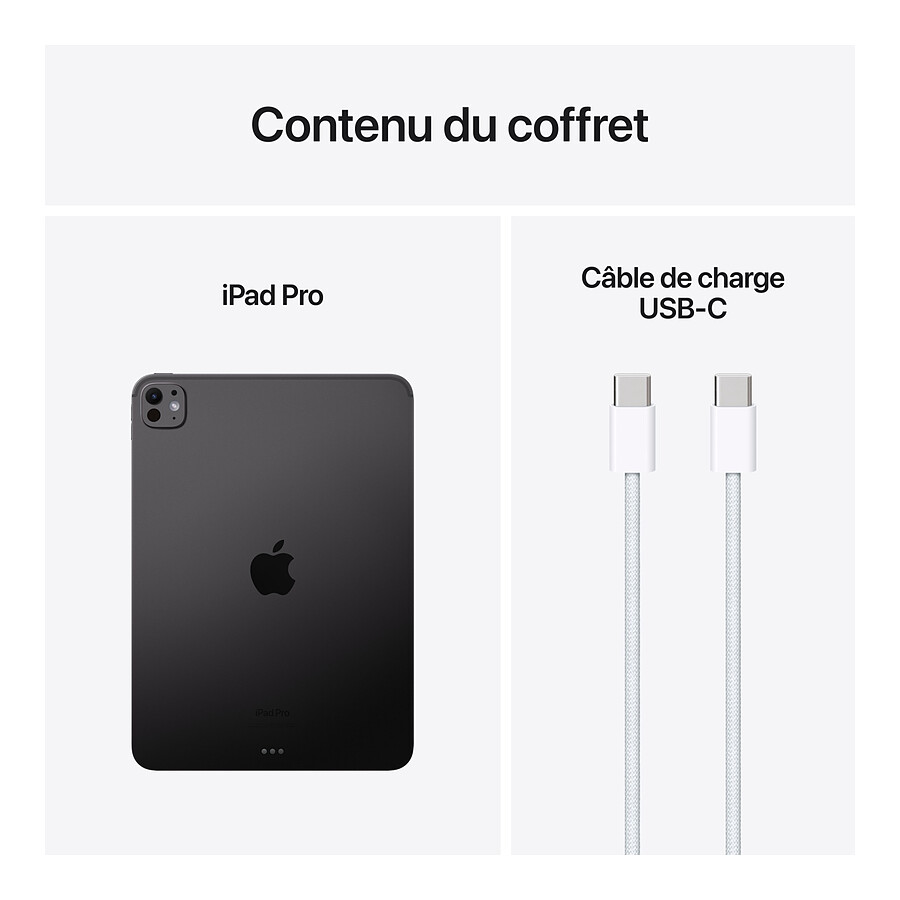 Apple iPad Pro M4 2024 13 pouces Wi-Fi - 1 To - Noir sidéral
