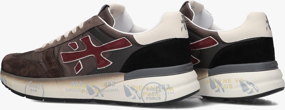 bruine premiata lage sneakers mick