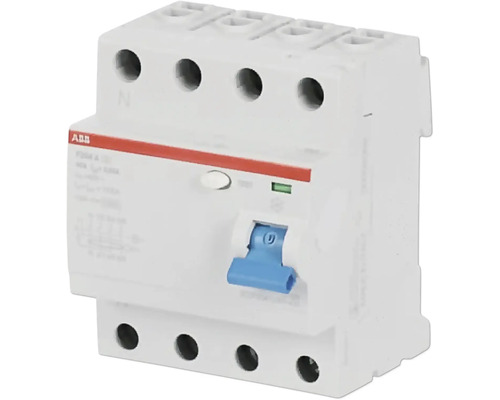 ABB aardlekschakelaar F204 A-40/0,03-LA 4-polige 40 A aardlekschakelaar