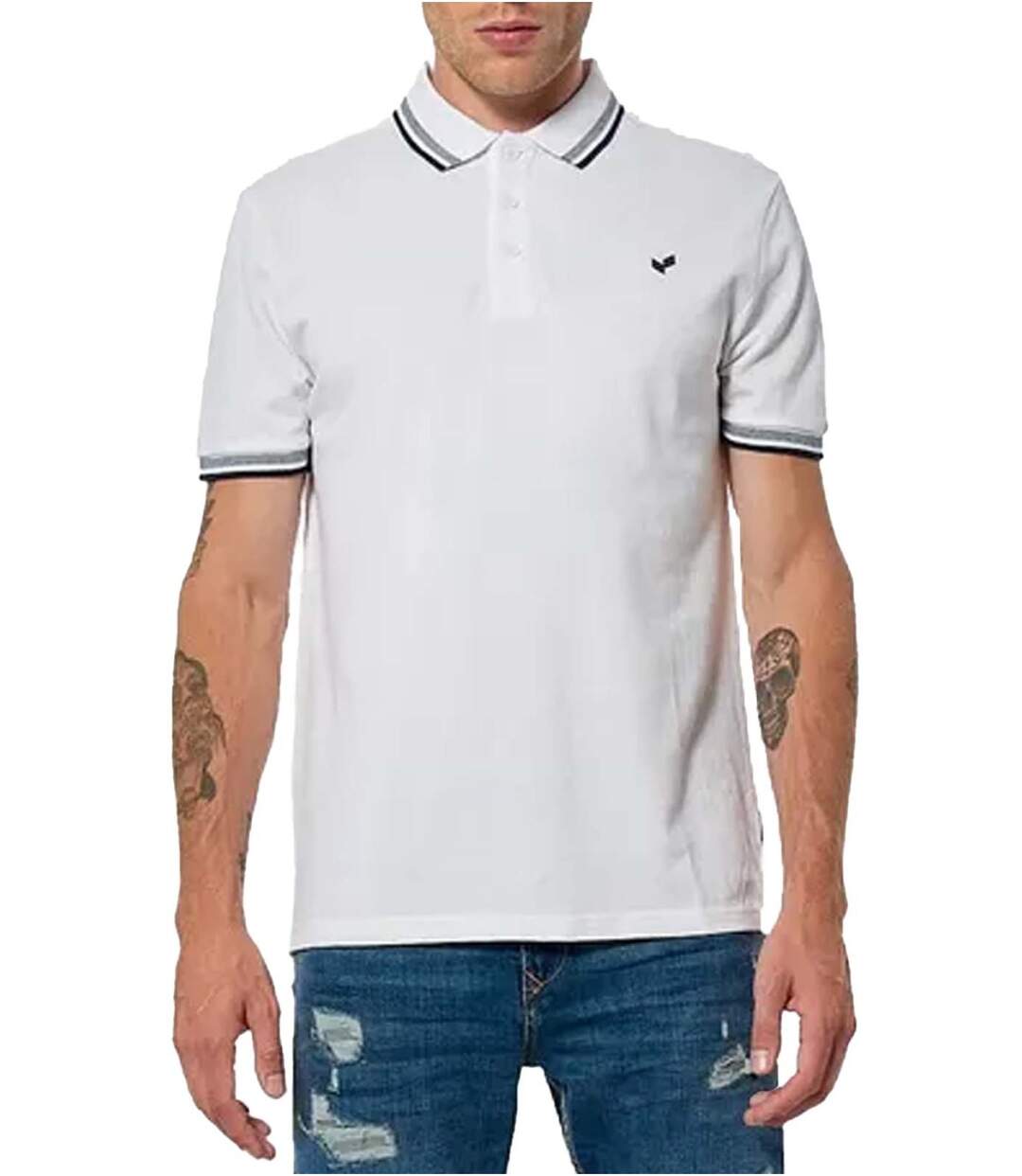 Polo en coton bio piqué   -  Kaporal - Homme
