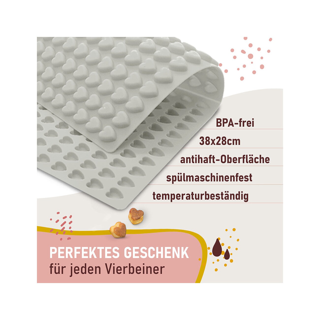 SmoothieCat Mix 8x 150 ml + Trixie Backmatte Grau
