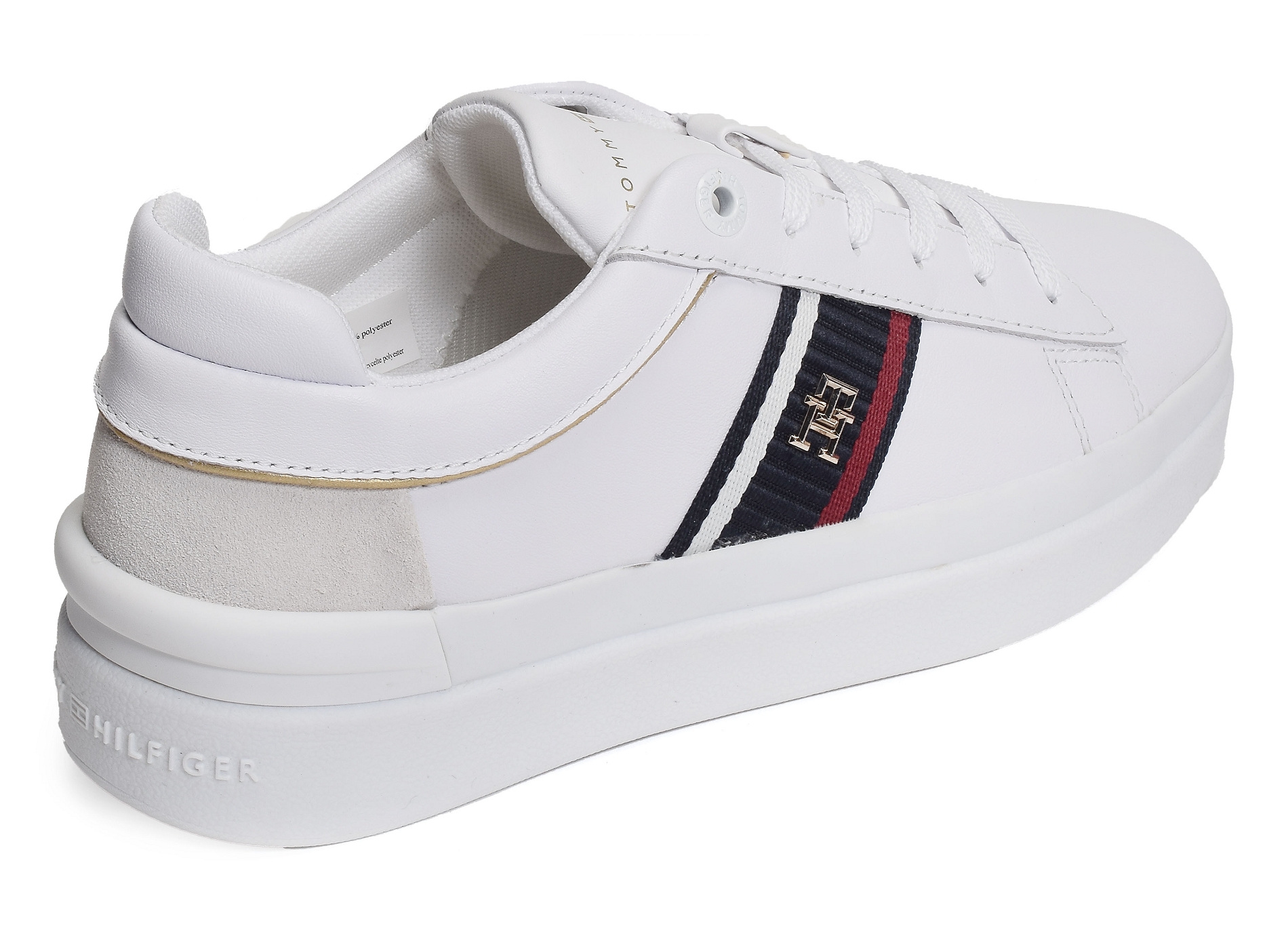Corp webbing court sneaker 7387 blanc