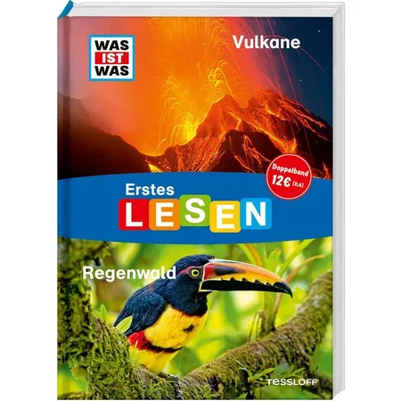 Tessloff WAS IST WAS Erstes Lesen Doppelband 3.Vulkane/Regenwald