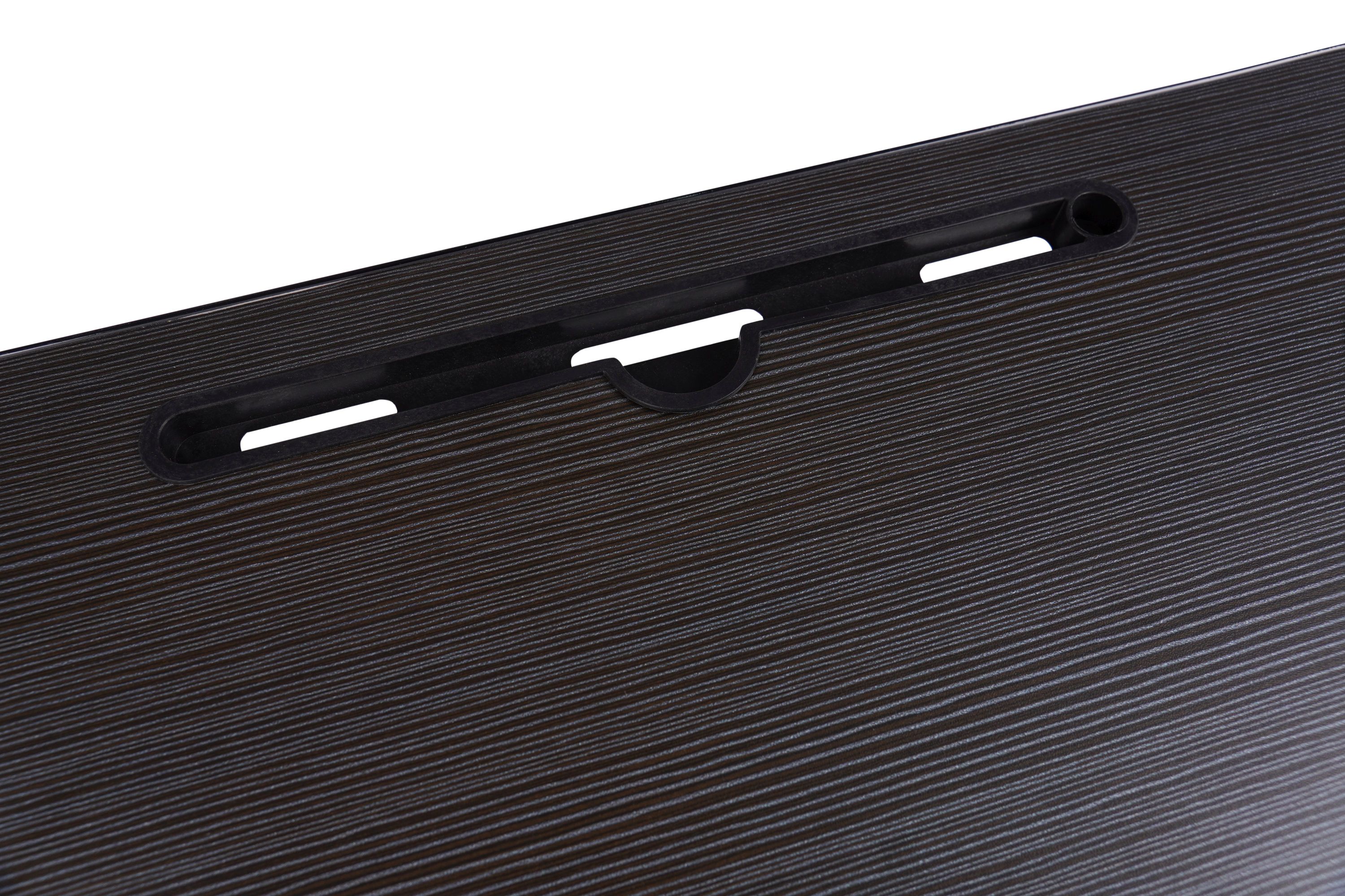 Klapptisch multifunktional mit USB schwarz